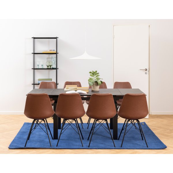 Huddersfield spisebord 120-200 cm - Sort Huddersfield spisebord 120-200 cm - Sort