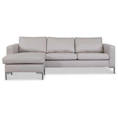 Nova Divan sofa beige - Venstre + Mbelpleiesett for tekstiler