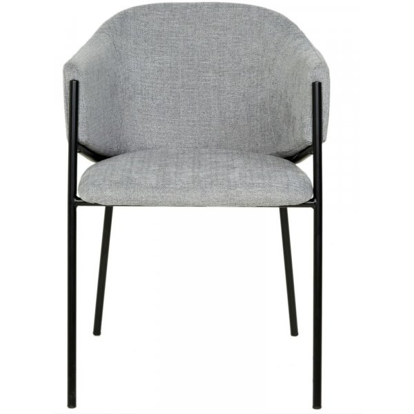 Stacey karmstol - Gr� hvit/svart