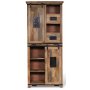 WoodCraft skap med skyvedrer - Vintage/mango