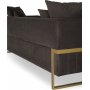 Magenta 3-seters sofa - Mrkebrun