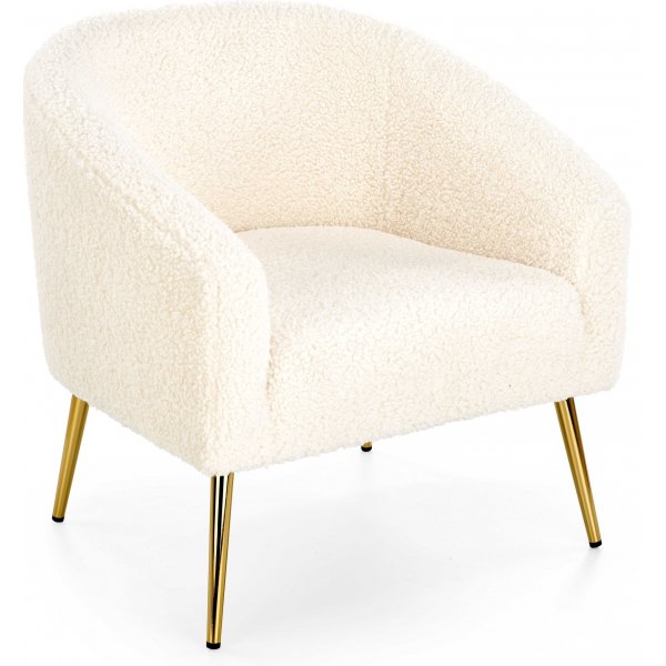 Bandera lenestol - Kremhvit/gull Bandera lenestol - Kremhvit/gull