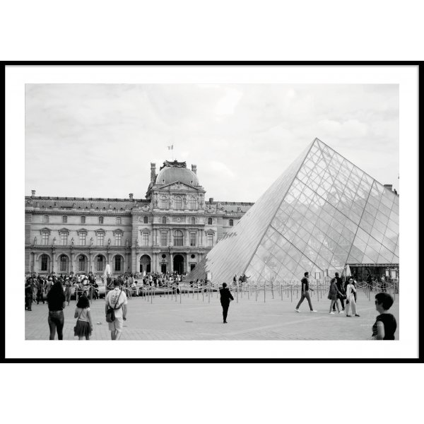 LOUVREN PARIS - Plakat 50x70 cm