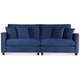 Avenue 4-seter sofa - Bl (Flyel)