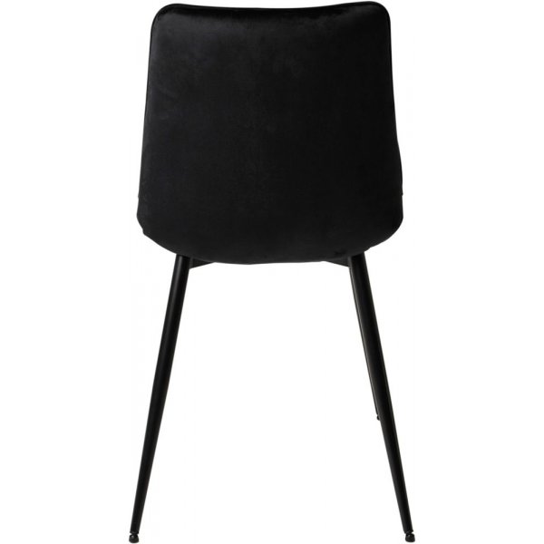 Lenard spisestol - Svart fløyel Lenard spisestol - Svart fløyel