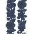 Aster kjkkenhndkle 50 x 70 cm - Bl