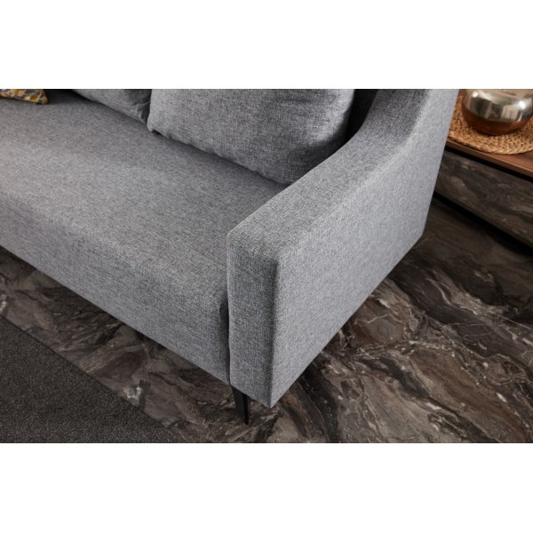 Doga 3-seters sovesofa - Grå Doga 3-seters sovesofa - Grå