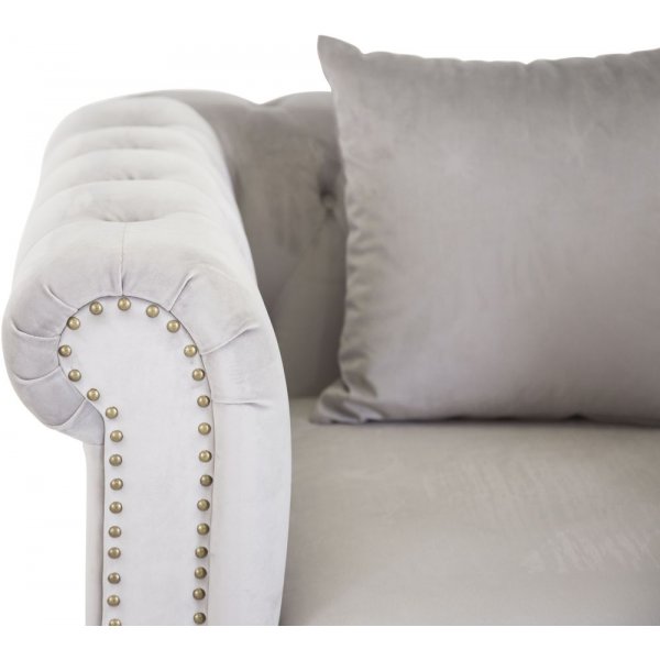 Chesterfield lenestol Churchill - Lysegr� Fl�yel