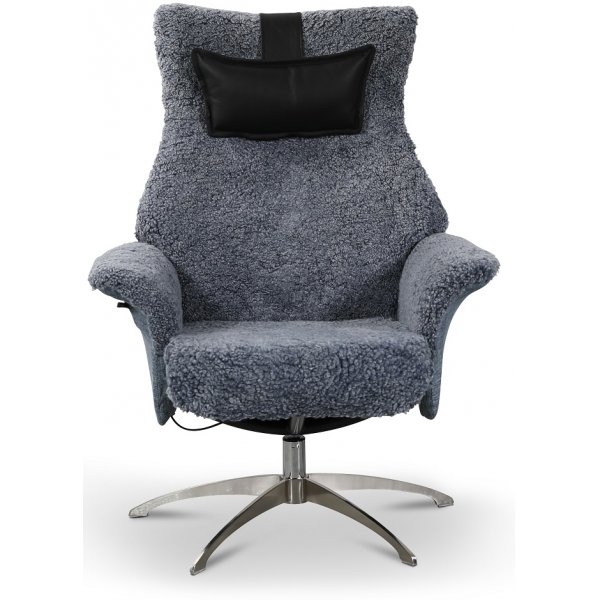 Ullrik lenestol i fåreskinn - Grått fåreskinn Ullrik lenestol i fåreskinn - Grått fåreskinn