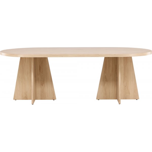 Bootcut spisebord 230 x 115 cm - Whitewash Bootcut spisebord 230 x 115 cm - Whitewash