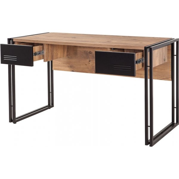 Cosmo Siesta skrivebord - Furu/svart Cosmo Siesta skrivebord - Furu/svart