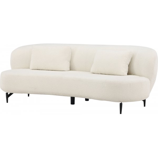 Luna 3-seters sofa - Sort/Hvit Luna 3-seters sofa - Sort/Hvit