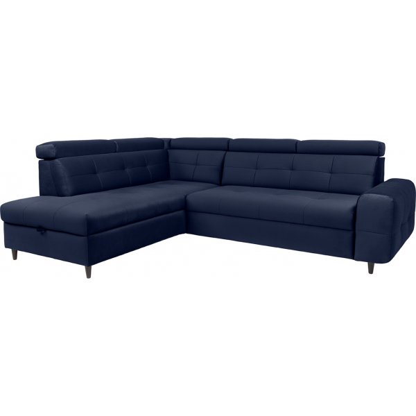 Matras hjørnesovesofa med åpen ende venstre - Blå Matras hjørnesovesofa med åpen ende venstre - Blå