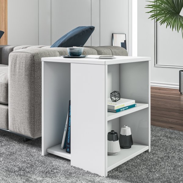 Romina sidebord - Hvit