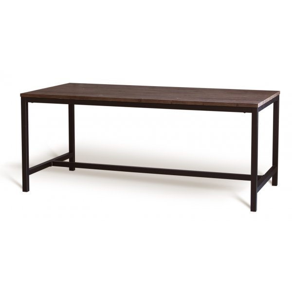 Texas spisegruppe med 6 Texas spisestoler Brun PU + Texas spisebord mørk brun eik 180x90 cm + 6.00 x Stolpute Texas spisegruppe med 6 Texas spisestoler Brun PU + Texas spisebord mørk brun eik 180x90 cm + 6.00 x Stolpute