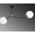 Chromozom taklampe 1011 - Hvit/svart
