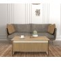 Sion salongbord 90 x 60 cm - Beige/gull/valntt