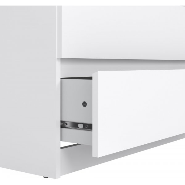 Naia kommode med 5 skuffer - Hvit Naia kommode med 5 skuffer - Hvit