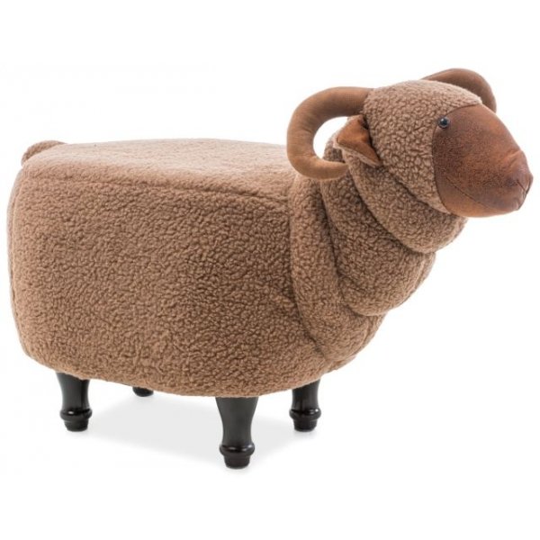 Bock puff - Brun/svart