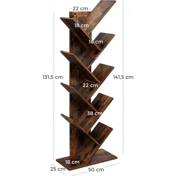 Ismael bokhylle - Brun Ismael bokhylle - Brun