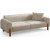 Lyke 3-seters sovesofa - Cream