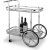 Rochester - Serveringsvogn (krom) + Tekstilpleie for m�bler