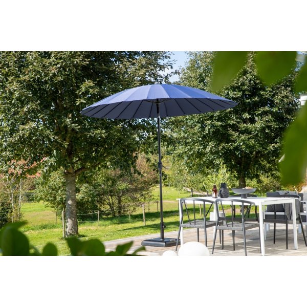 Palmetto parasoll - Sort/Blå Palmetto parasoll - Sort/Blå