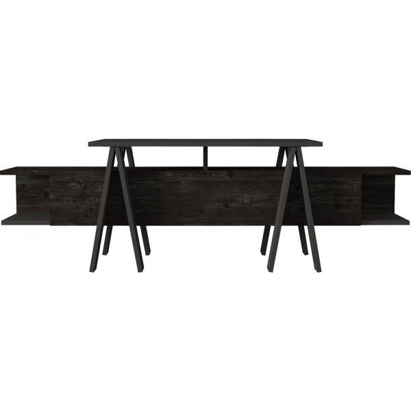 Aspero mediebenk - Svart/antrasitt