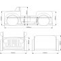 Jeep Marta rosa - 90 x 190 cm