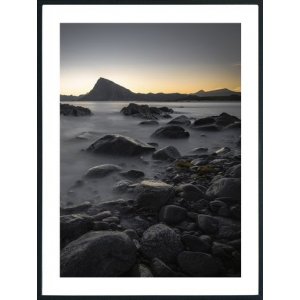 Posterworld - Motiv Mrke steiner - 50x70 cm