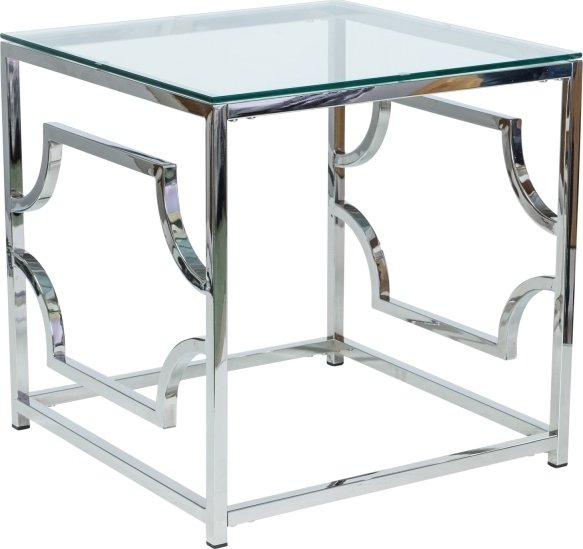 Versace salongbord 55 cm - Gjennomsiktig