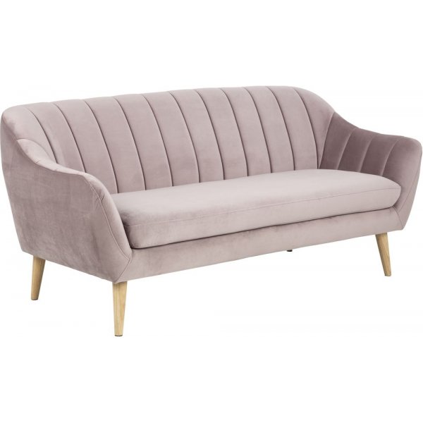 Doria sofa 3-seters sofa - Rosa