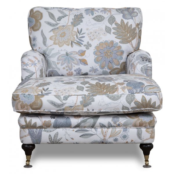 Howard Spirit divan lenestol i blomsterstoff - Eden Parrot White/beige Howard Spirit divan lenestol i blomsterstoff - Eden Parrot White/beige