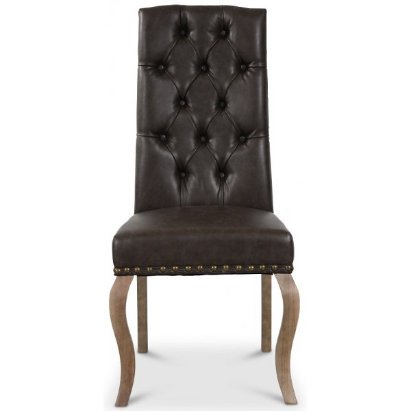 Nottredam spisestol - Mørkebrun PU Nottredam spisestol - Mørkebrun PU