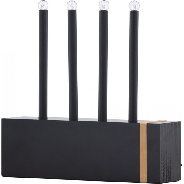 Fjällberget lysestake - Sort/Gull Fjällberget lysestake - Sort/Gull