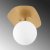 Brnntaklampe 11671 - Gull/hvit