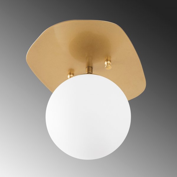 Brønntaklampe 11671 - Gull/hvit Brønntaklampe 11671 - Gull/hvit