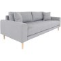 Lido 3-seters sofa - Lysegr