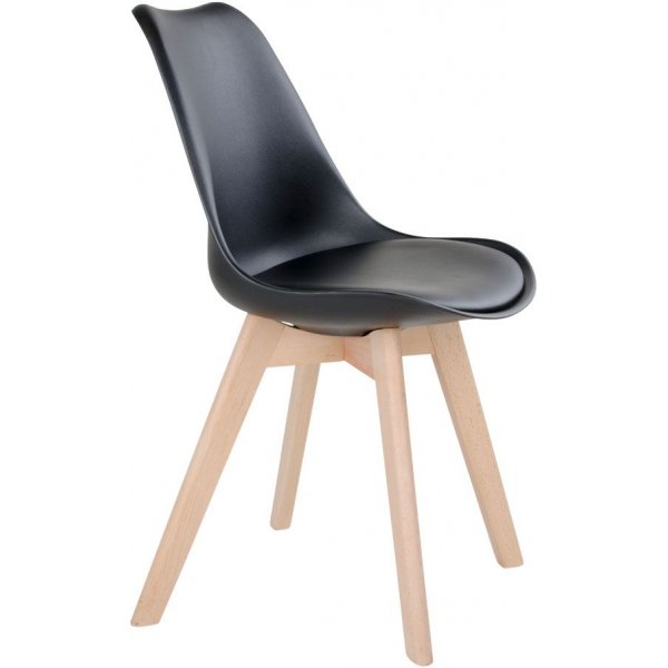 Molde Spisestol - Svart/Natur