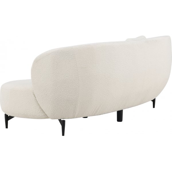Luna 3-seters sofa - Sort/Hvit Luna 3-seters sofa - Sort/Hvit