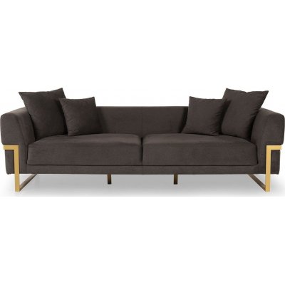 Magenta 3-seters sofa - Mørkebrun