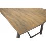 Spisebord Bohusln 250 cm - Svart / Mrk Teak