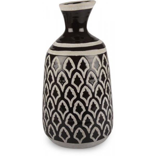 Vase Rustica stor - Svart