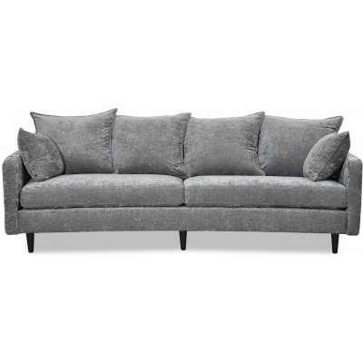 Gotland 3-seter buet sofa - Oxford mrkegr