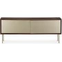 Volum media benk 132 cm - Valntt / messing