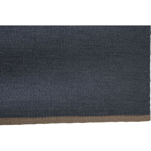 Ullteppe Ryder - Blå Ull Ullteppe Ryder - Blå Ull
