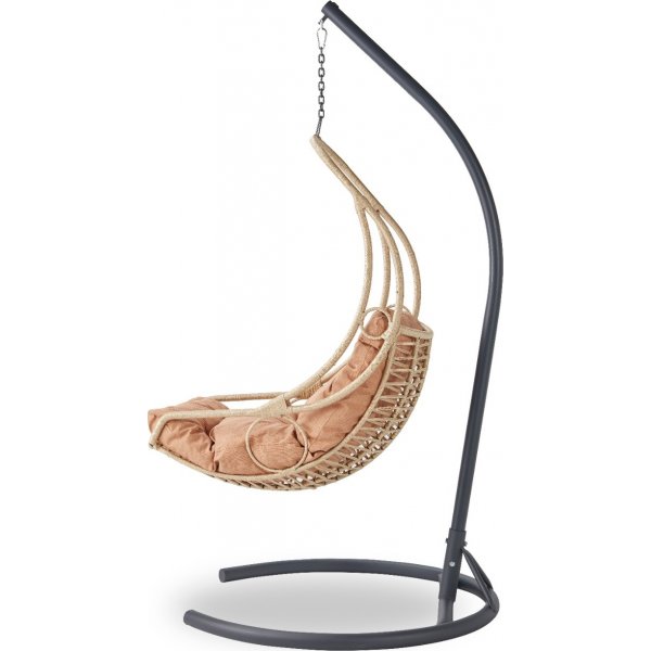 Floria hengestol - Beige/svart Floria hengestol - Beige/svart