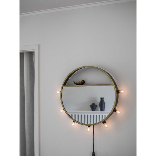 Bea speillampe - Sort/gull - 45 cm Bea speillampe - Sort/gull - 45 cm