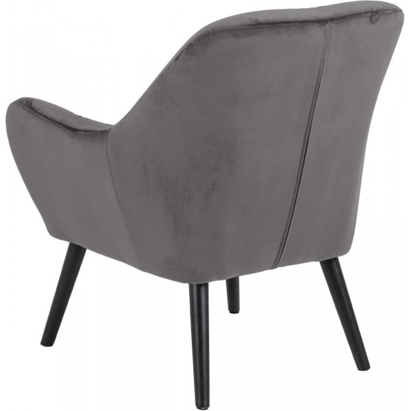 Astro lenestol - Mrkegr/svart