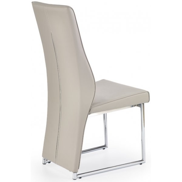 Stol Maximilian - Cappuccino/krom